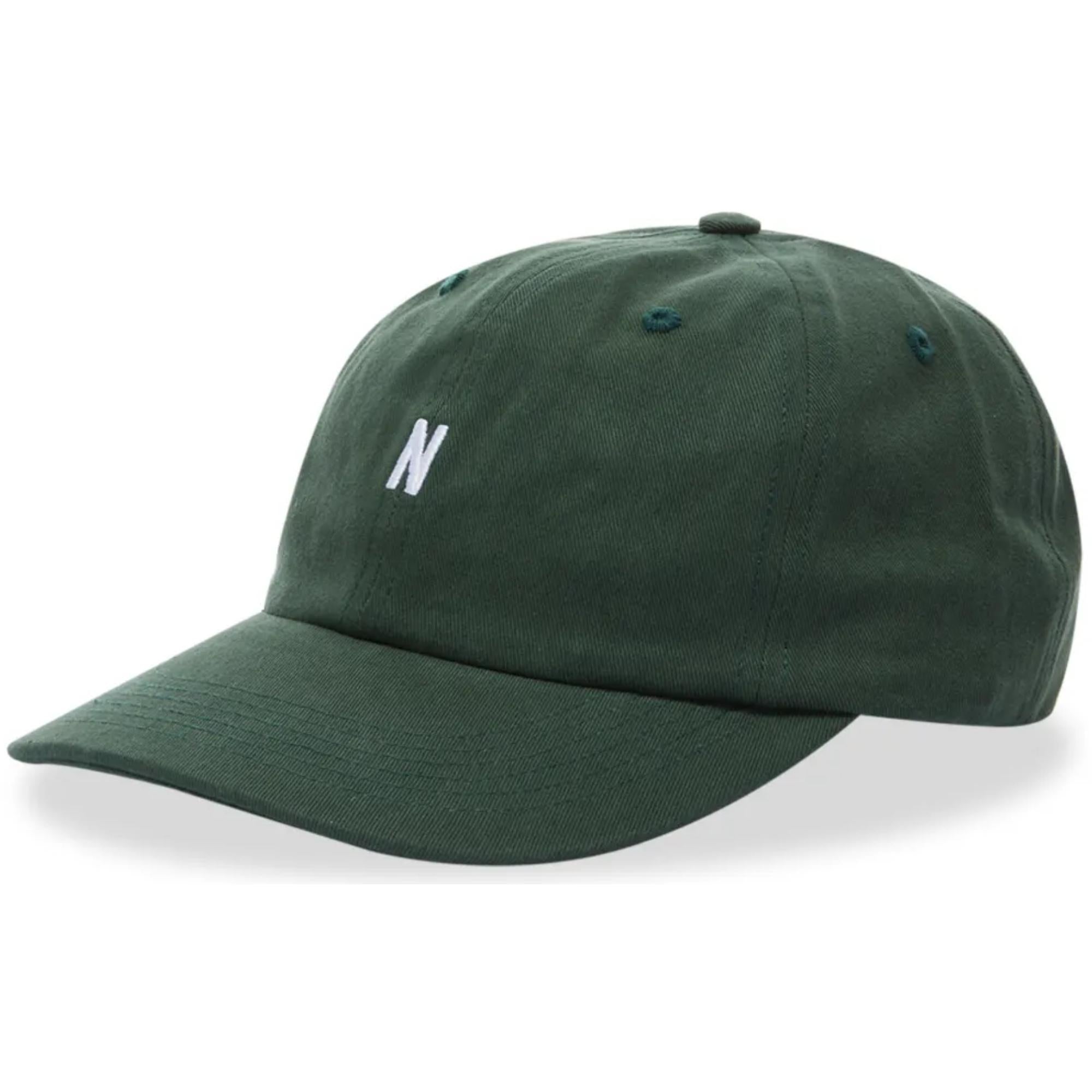 Norse Projects Twill Sports Cap - Dartmouth Green