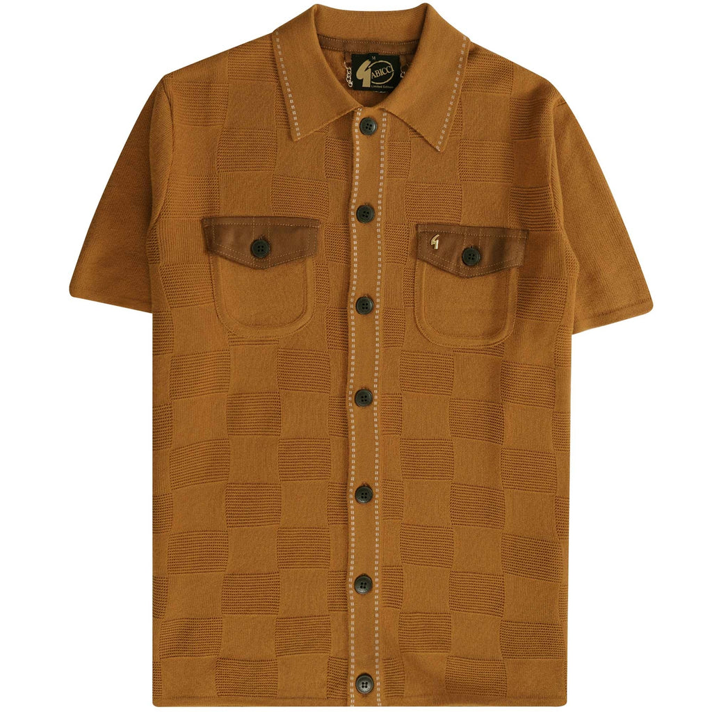 Gabicci Vintage Buckler Polo Shirt - Honey