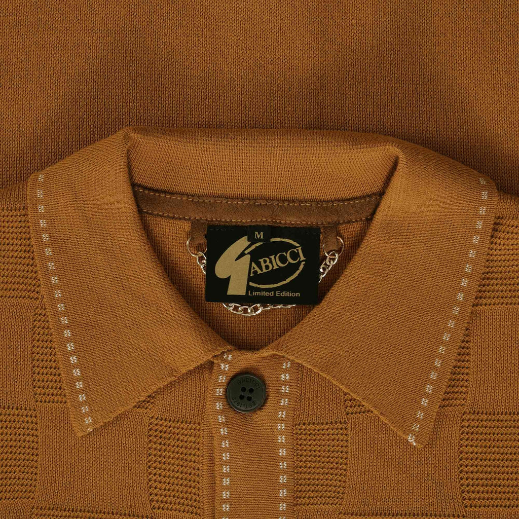 Gabicci Vintage Buckler Polo Shirt - Honey