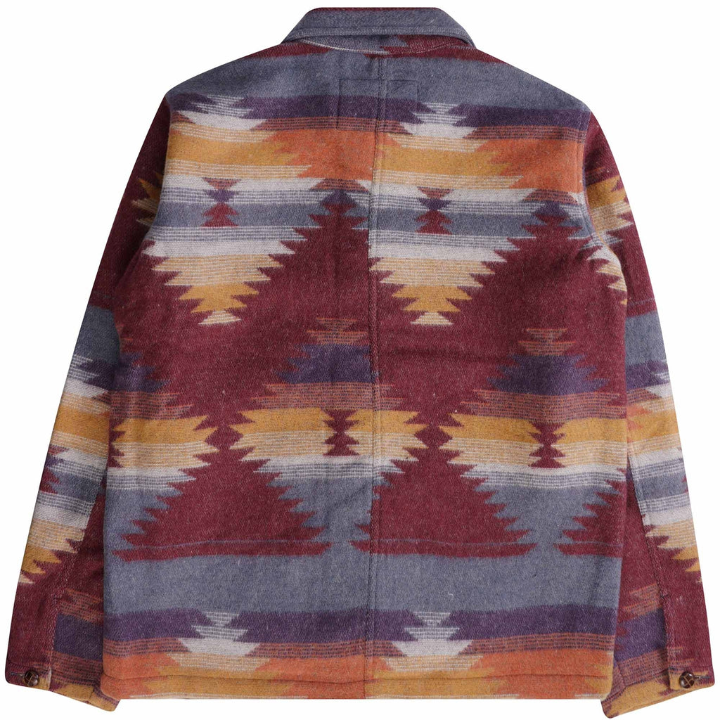 C17 Jeans Navajo Blanket Overshirt - Burnt Orange
