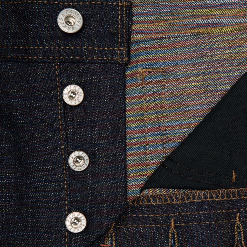Naked and Famous Denim Easy Guy Japan Heritage Kasuri - Indigo