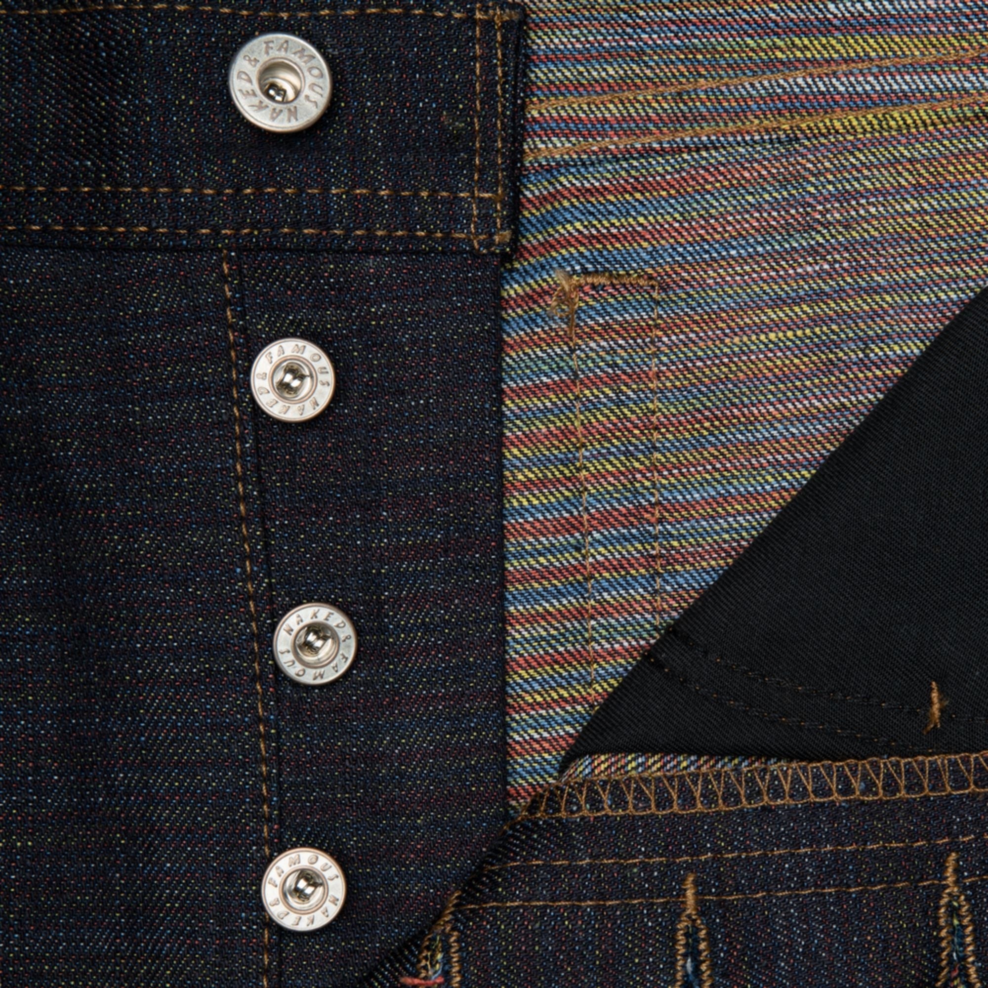 Naked and Famous Denim Easy Guy Japan Heritage Kasuri - Indigo