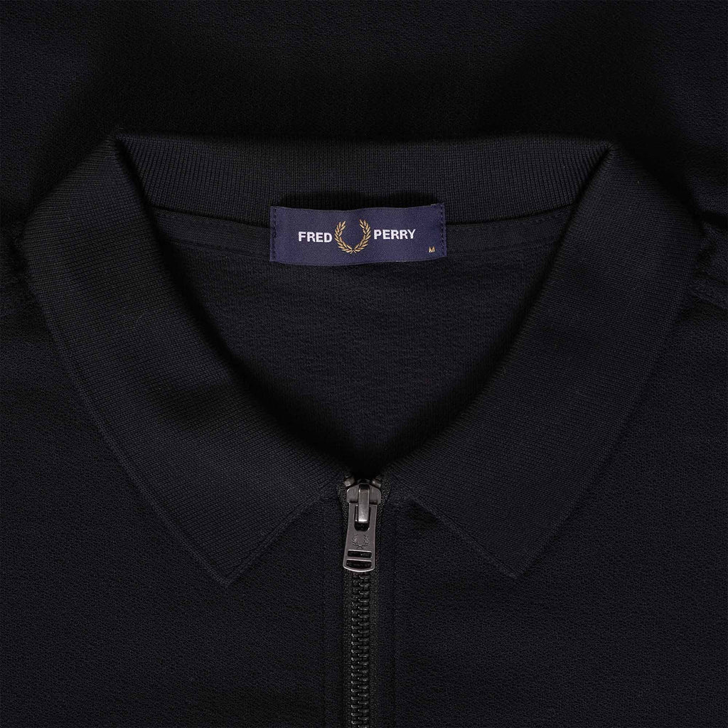 Fred Perry M4 Zip Polo Shirt - Navy