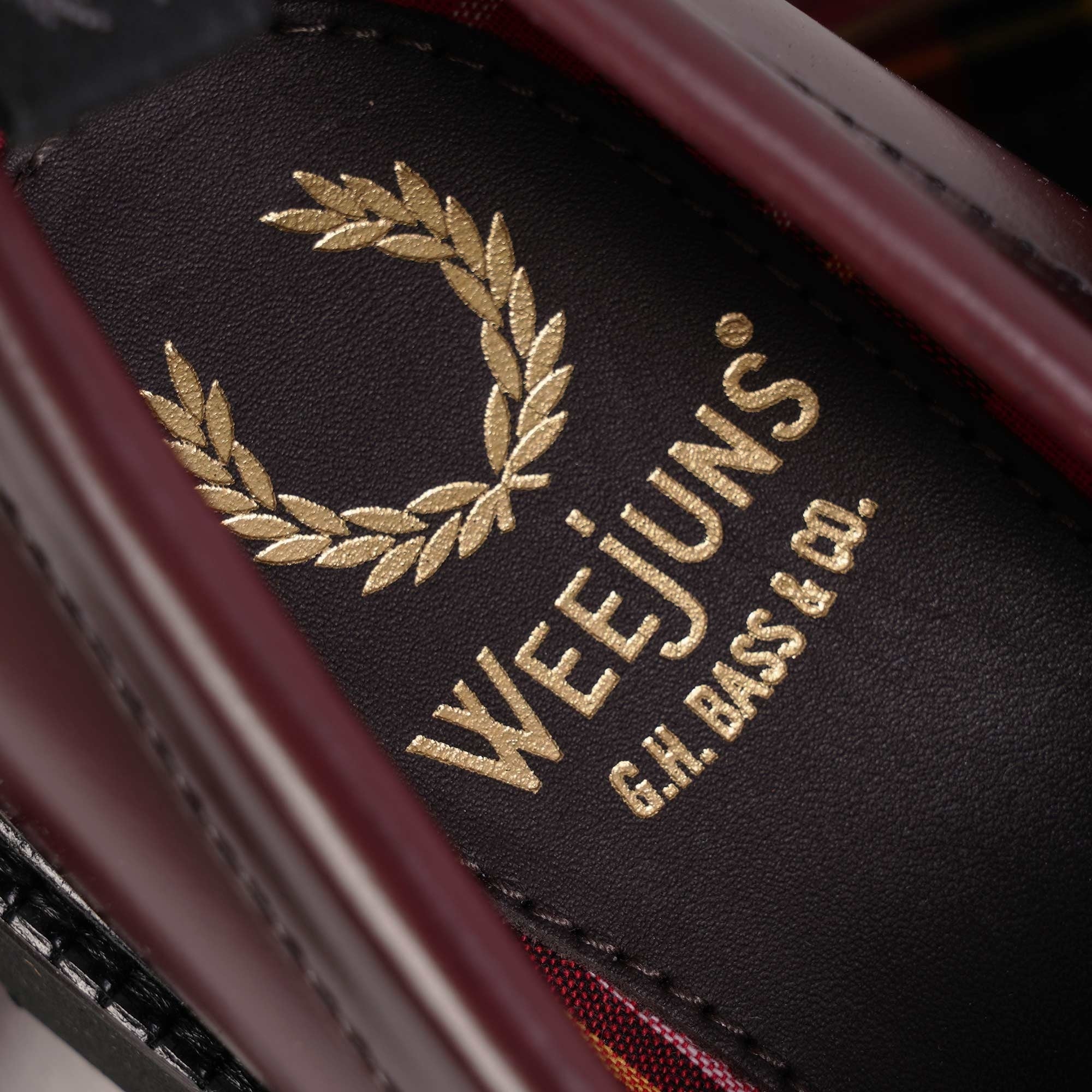 Fred Perry x G.H Bass Weejuns Tassel Loafers - Oxblood