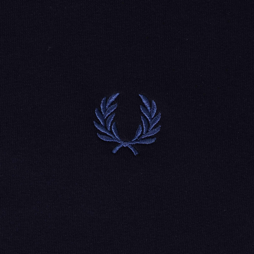 Fred Perry Knitted Rib Sweatshirt - Navy