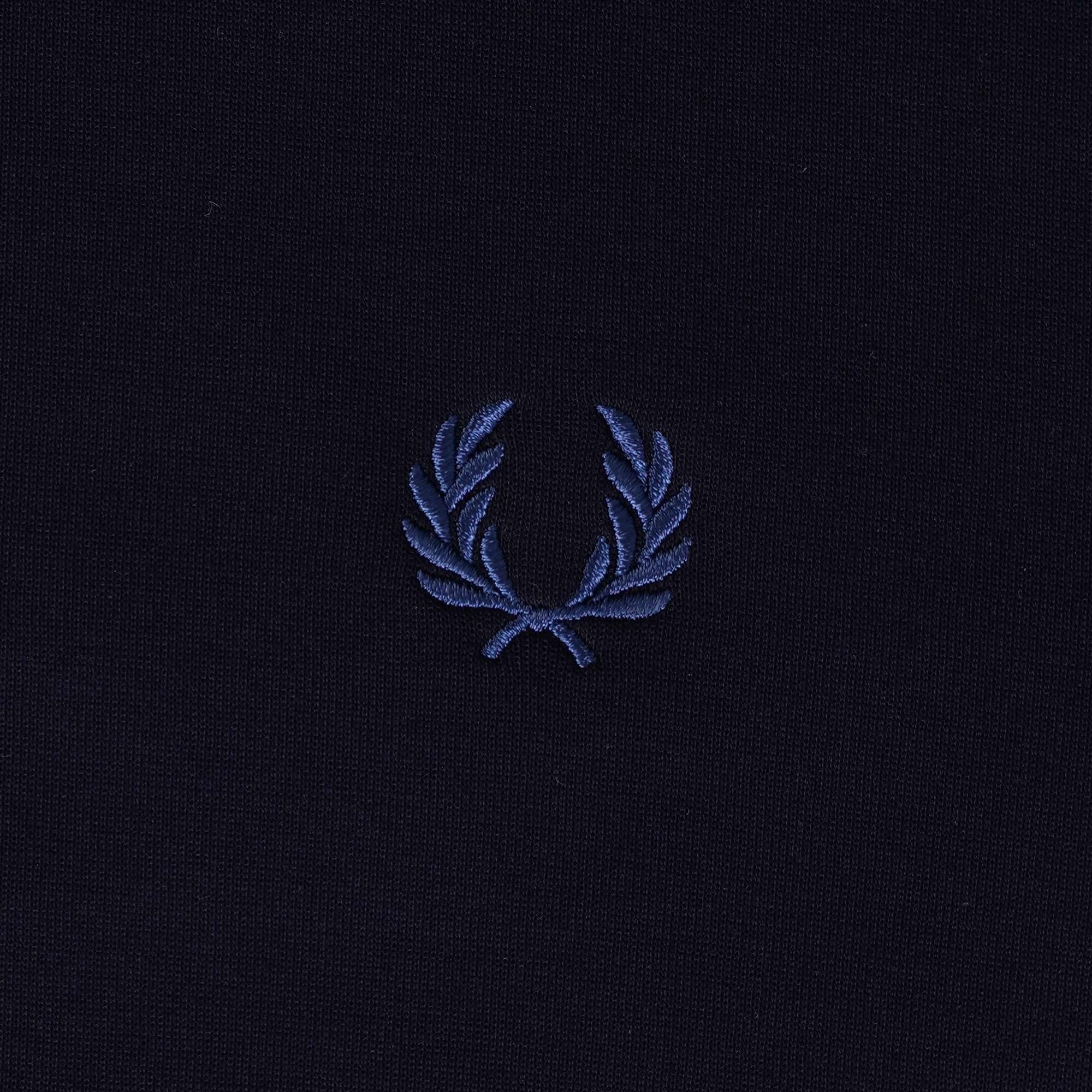 Fred Perry Knitted Rib Sweatshirt - Navy