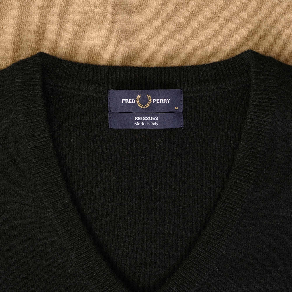 Fred Perry Reissues Lambswool Striped Jumper - Desert