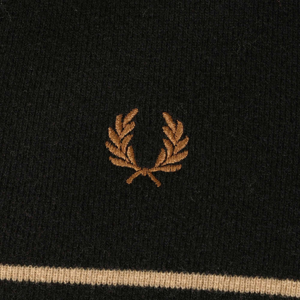 Fred Perry Reissues Lambswool Striped Jumper - Desert