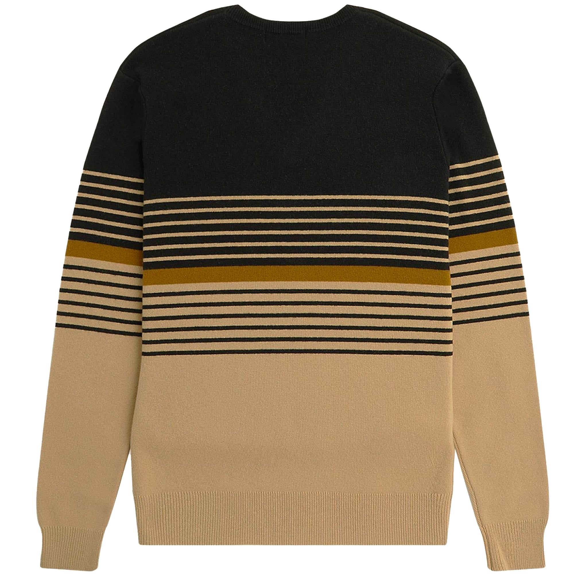 Fred Perry Reissues Lambswool Striped Jumper - Desert