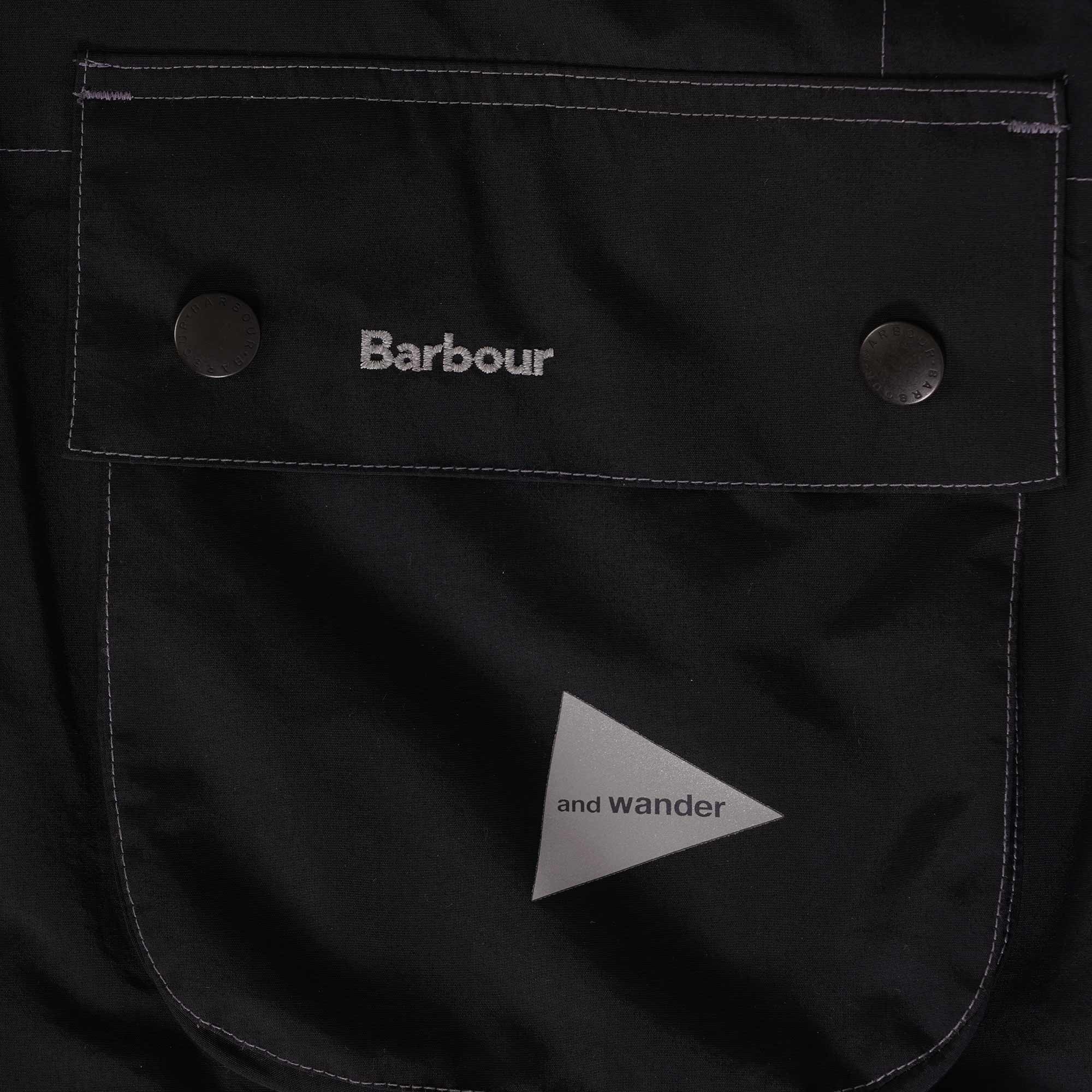 Barbour x And Wander 3L Waterproof Jacket - Black