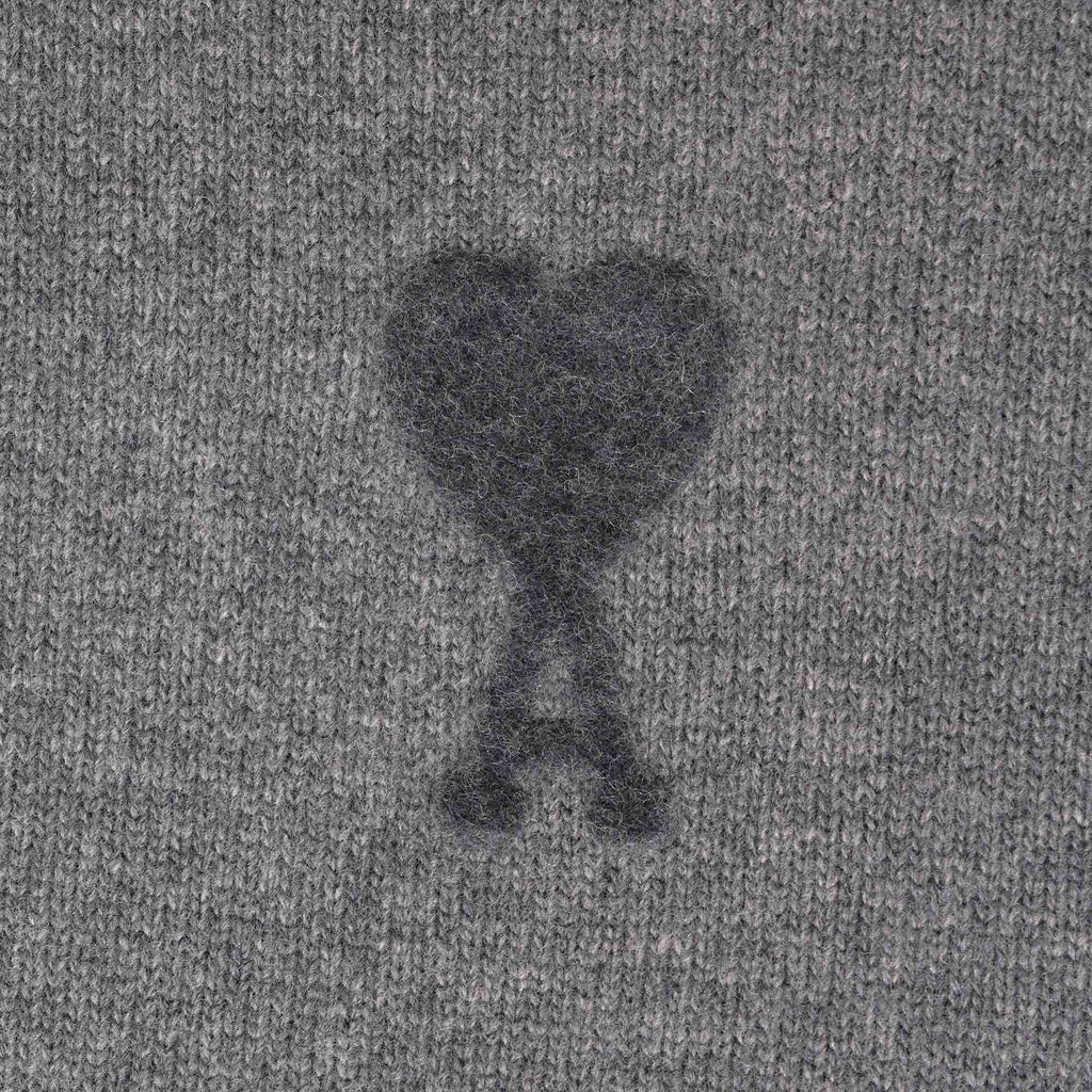 AMI Crew Neck Sweater - Heather Grey