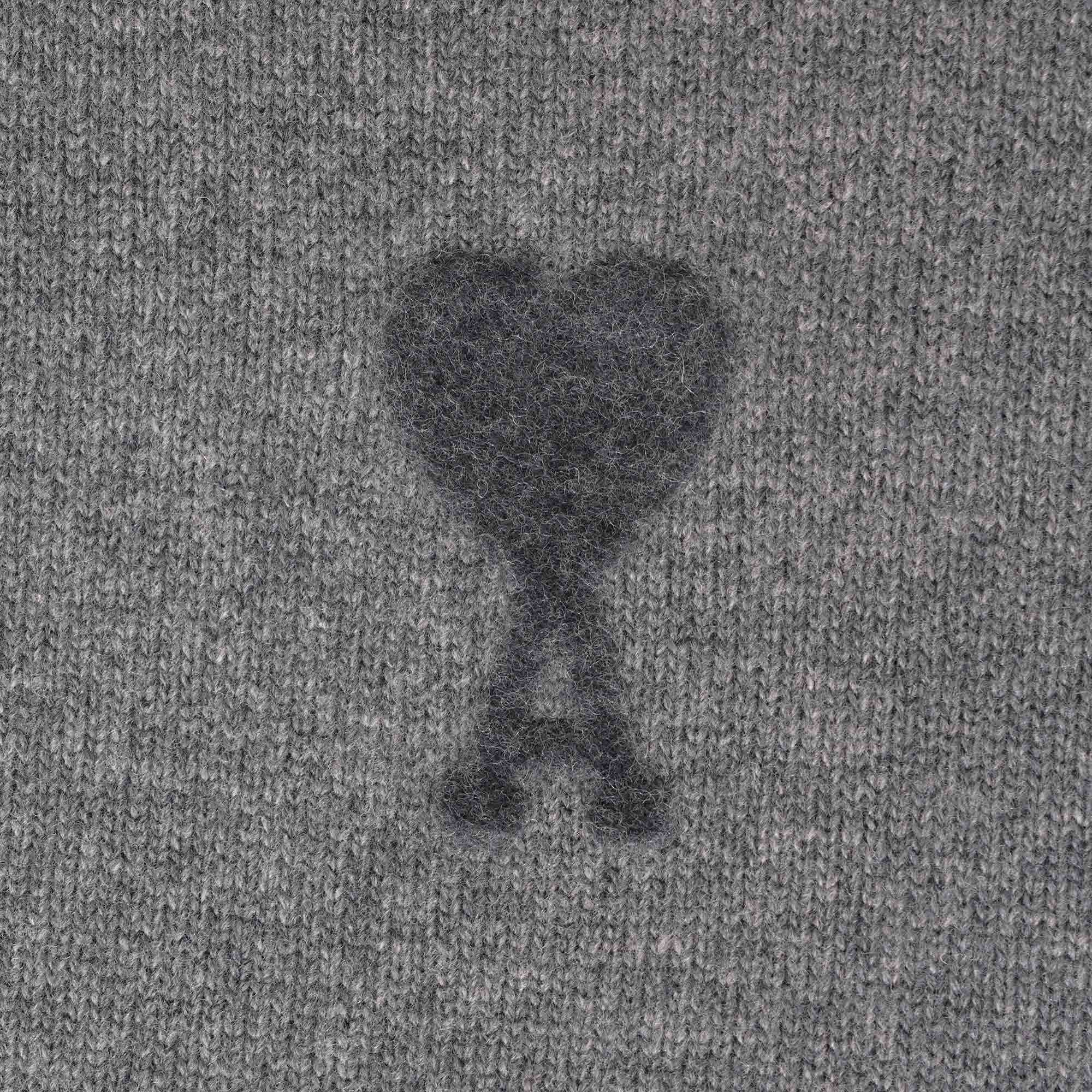 AMI Crew Neck Sweater - Heather Grey