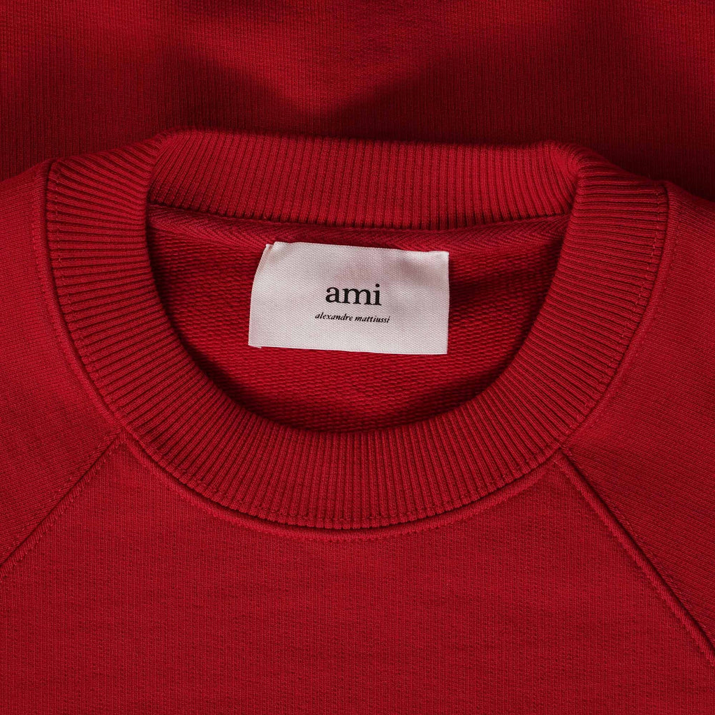 AMI Crew Neck Sweatshirt - Red