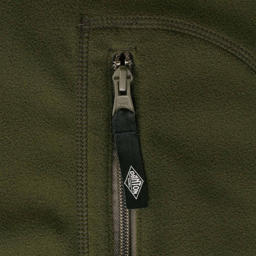 Danton Polartec Fleece Crew Neck Pullover - Olive