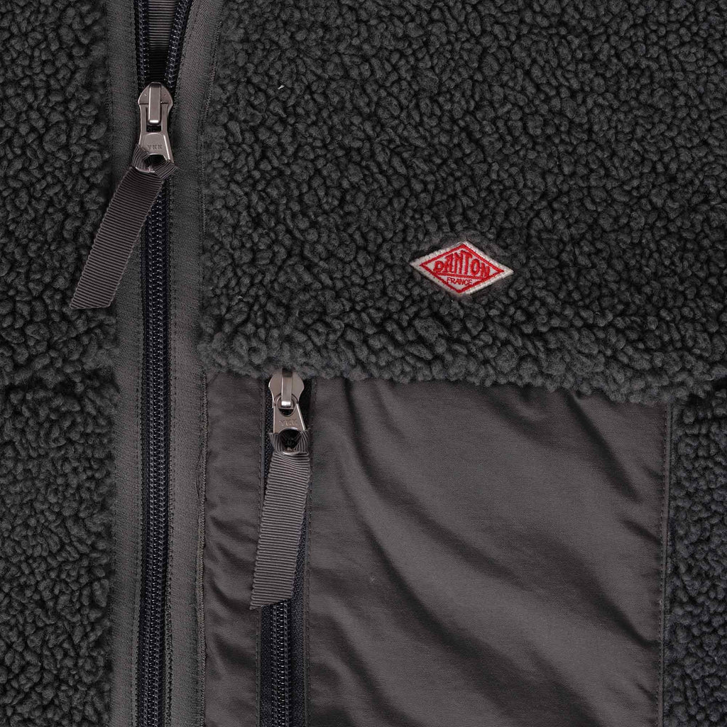 Danton Insulated Hooded Boa Jacket - Grey