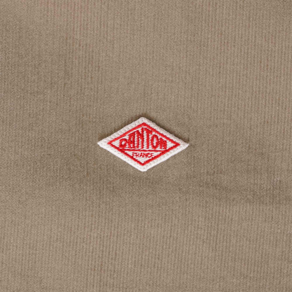 Danton Corduroy Band Collar Shirt - Sand