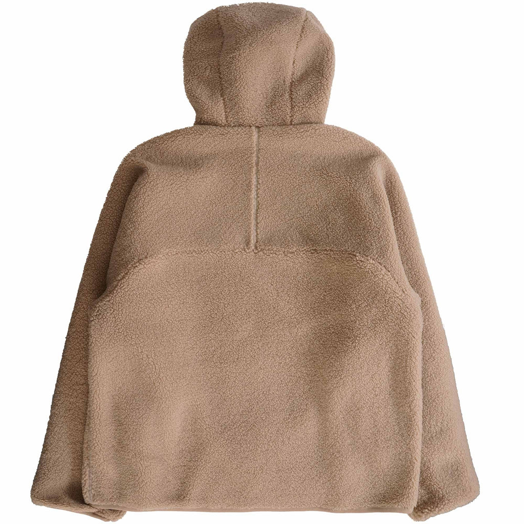 Danton Insulated Hooded Boa Jacket - Beige