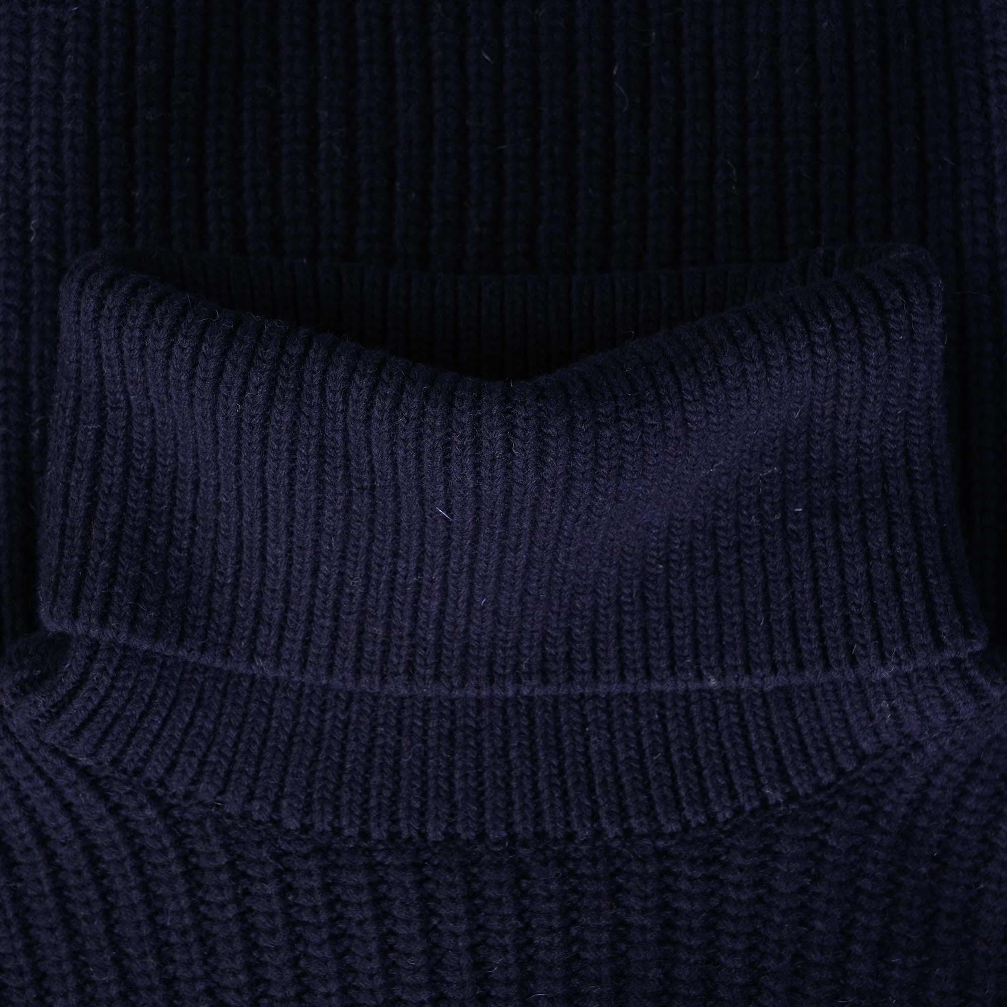 Armor Lux Heritage Turtle Neck Jumper - Navy