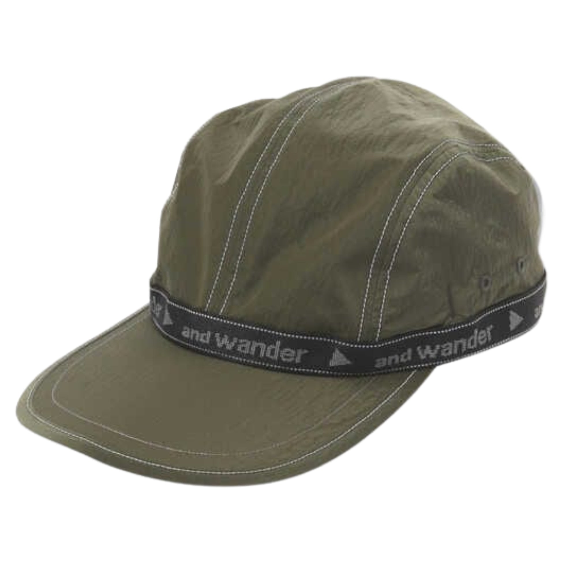 And Wander JQ Tape Cap - Khaki