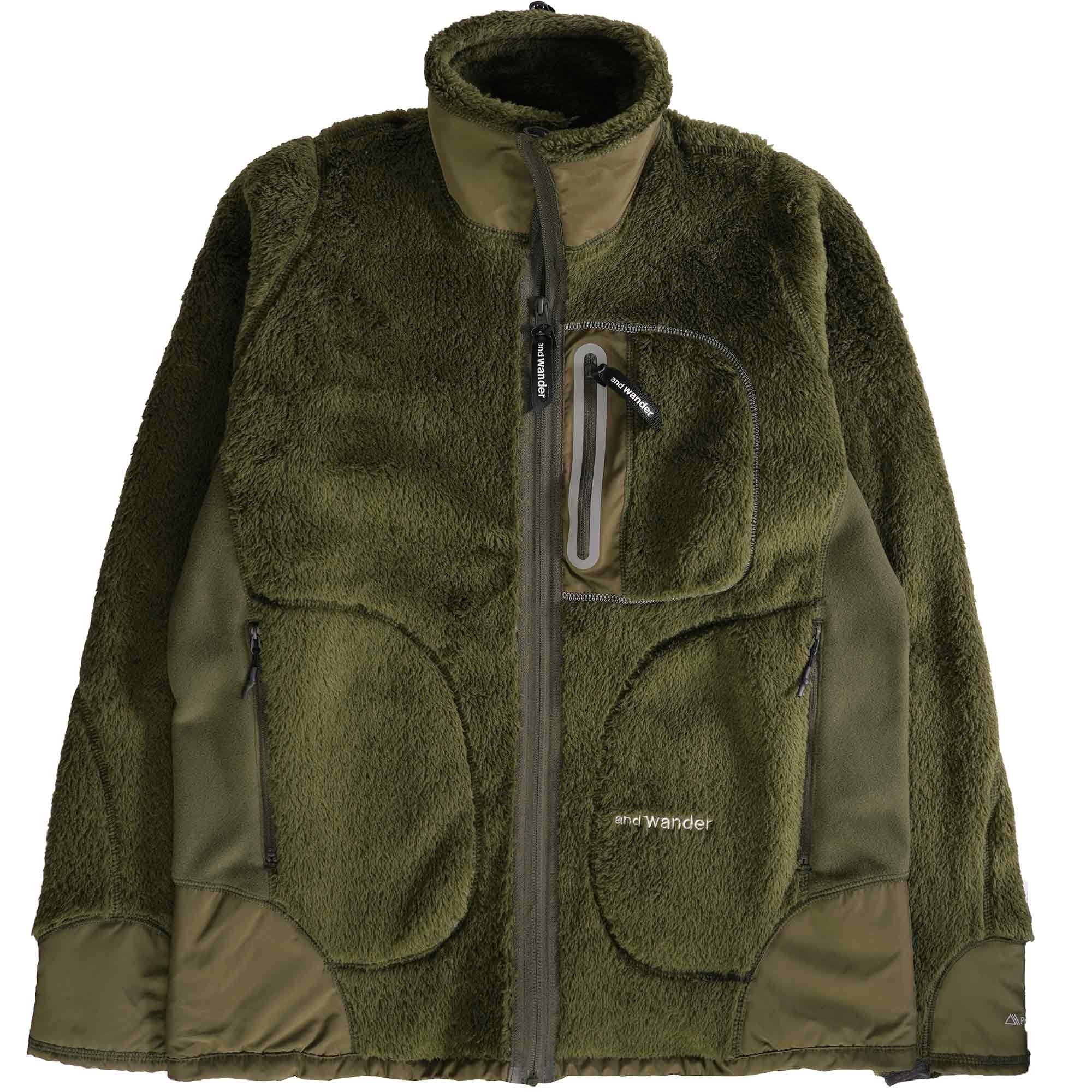 And Wander Polartec 200 Series Fleece - Khaki