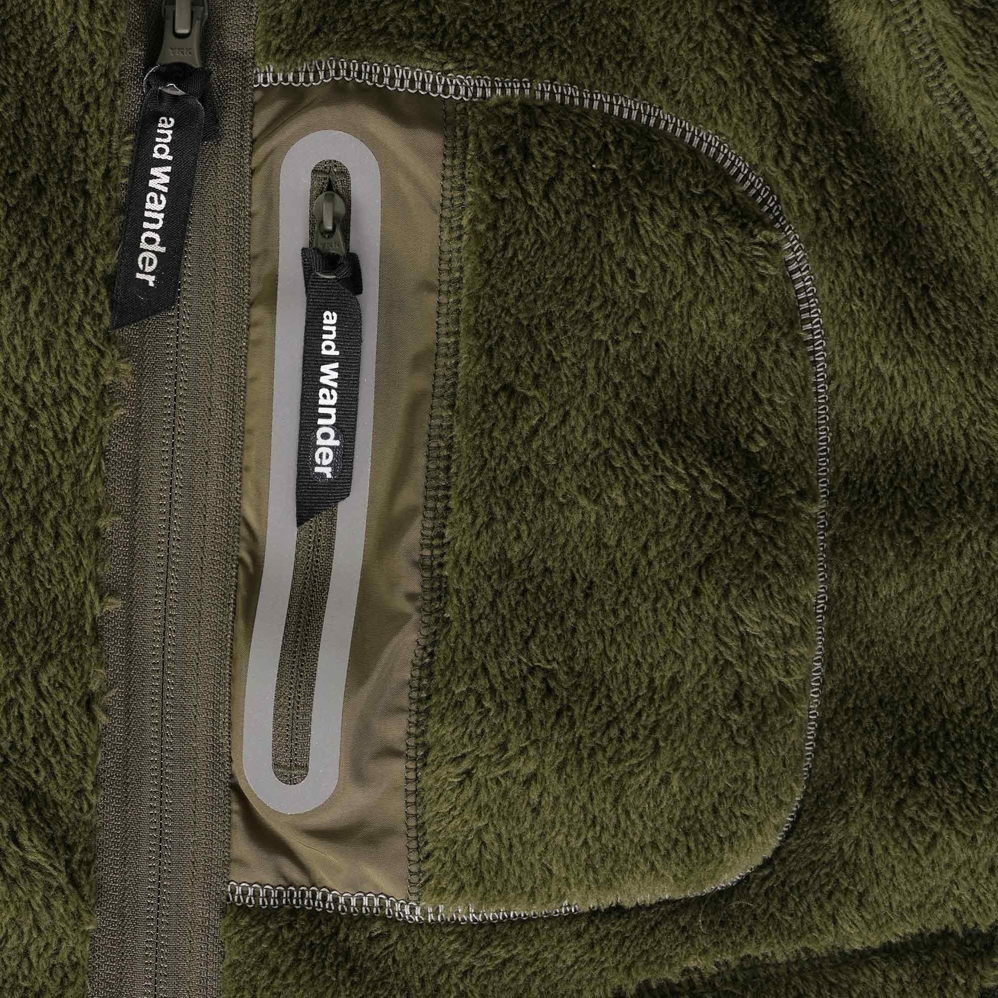 And Wander Polartec 200 Series Fleece - Khaki