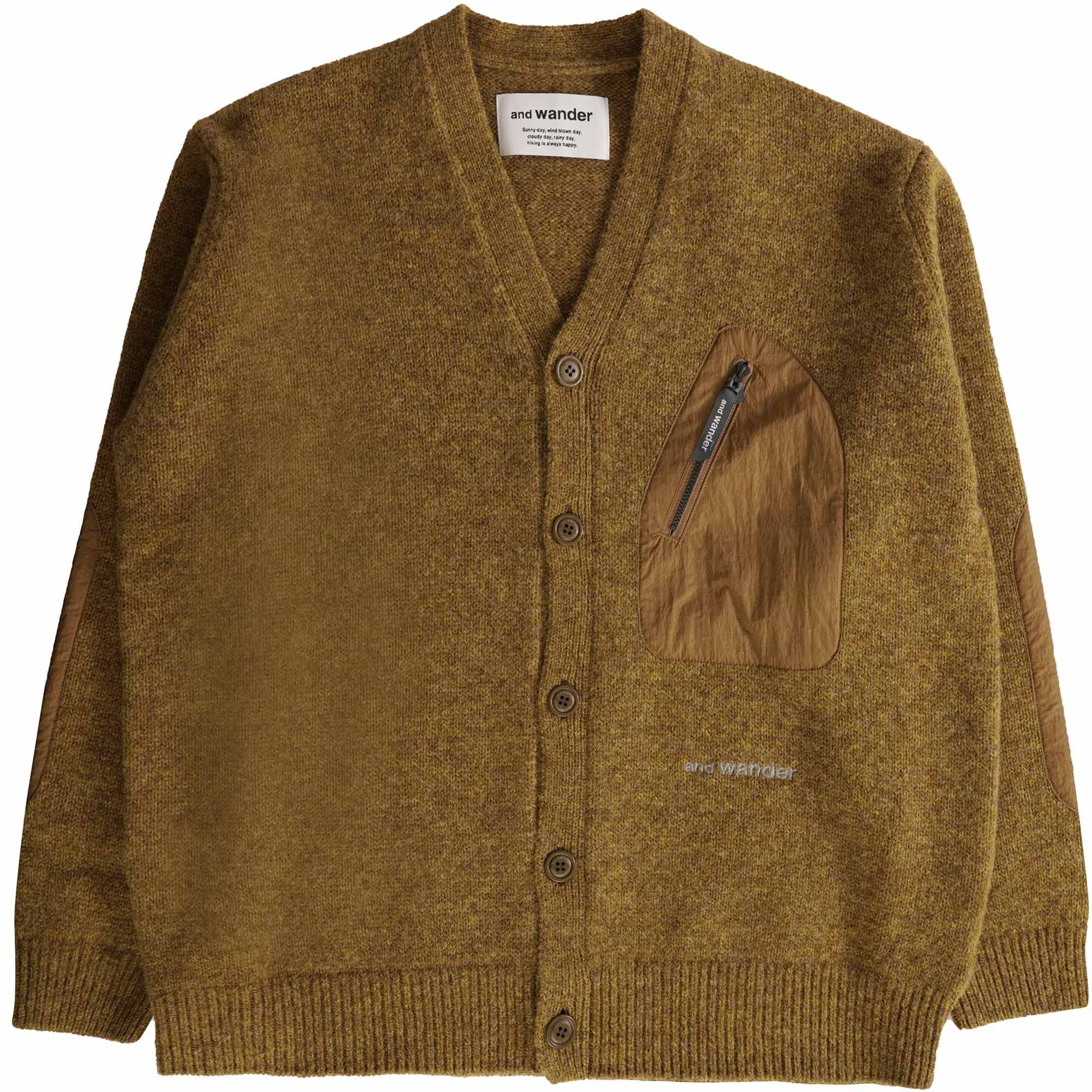 And Wander Shetland Cardigan - Camel