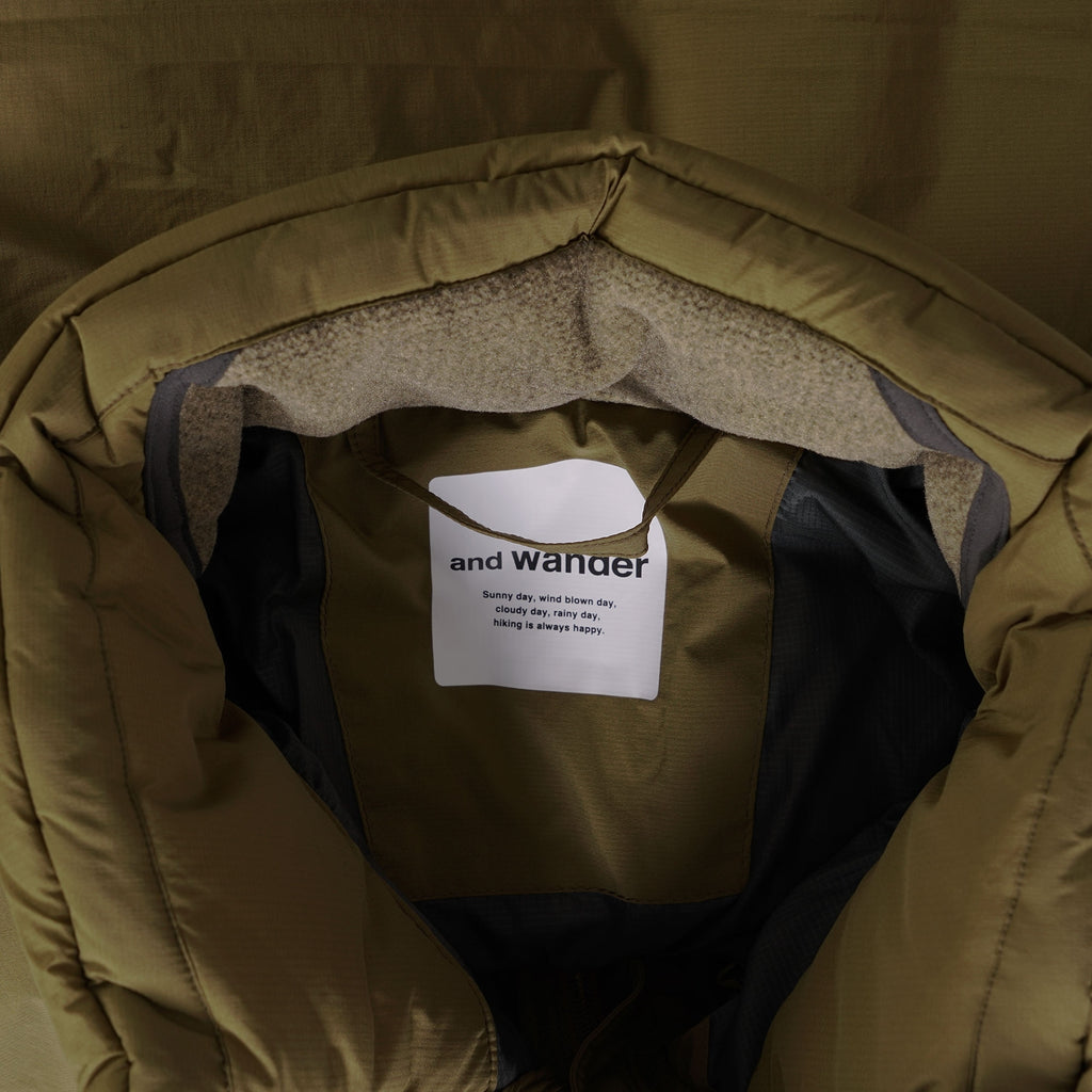 And Wander Primaloft Jacket - Dark Beige