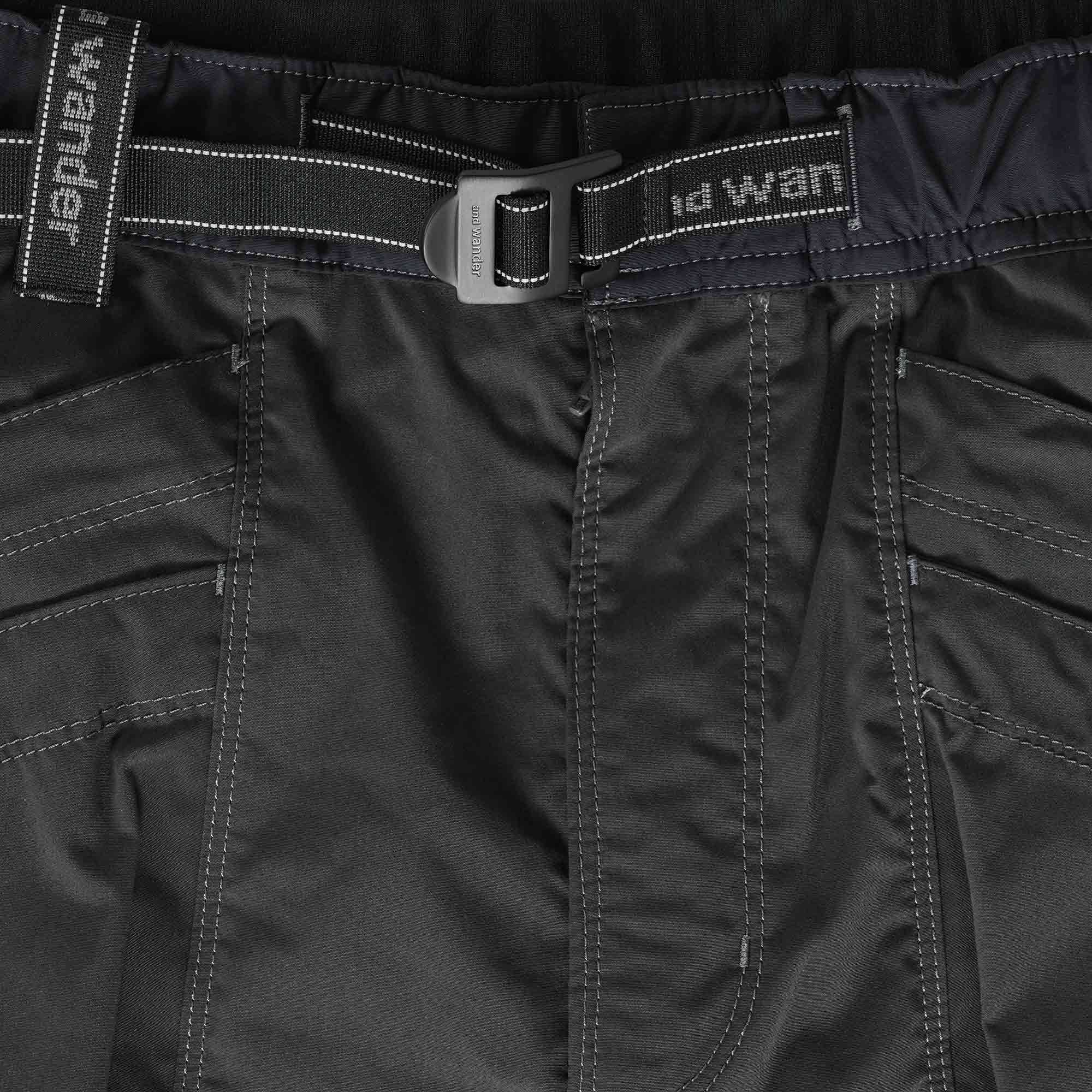 And Wander Double Pocket Pants - Charcoal