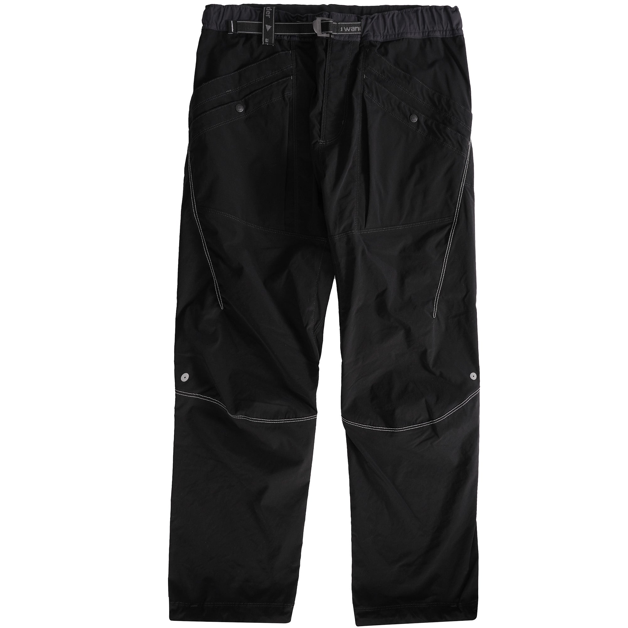 And Wander Double Pocket Pants - Black