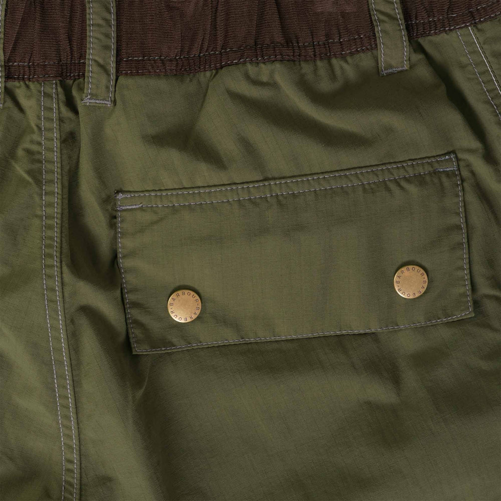 Barbour x And Wander Splits Trousers - Olive