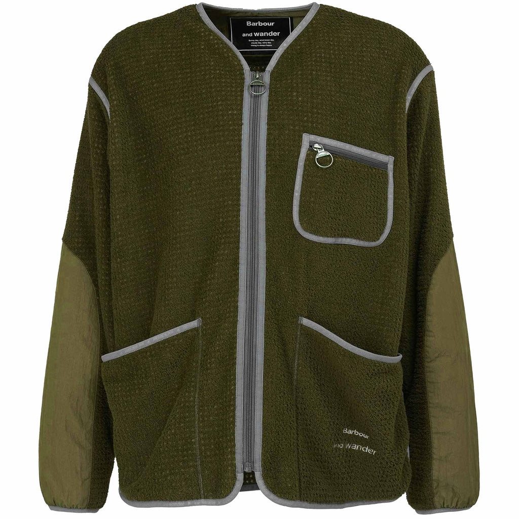Barbour x And Wander Fleece - Olive