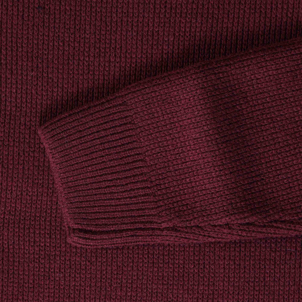 Fred Perry Laurel Wreath Roll Neck Jumper - Oxblood