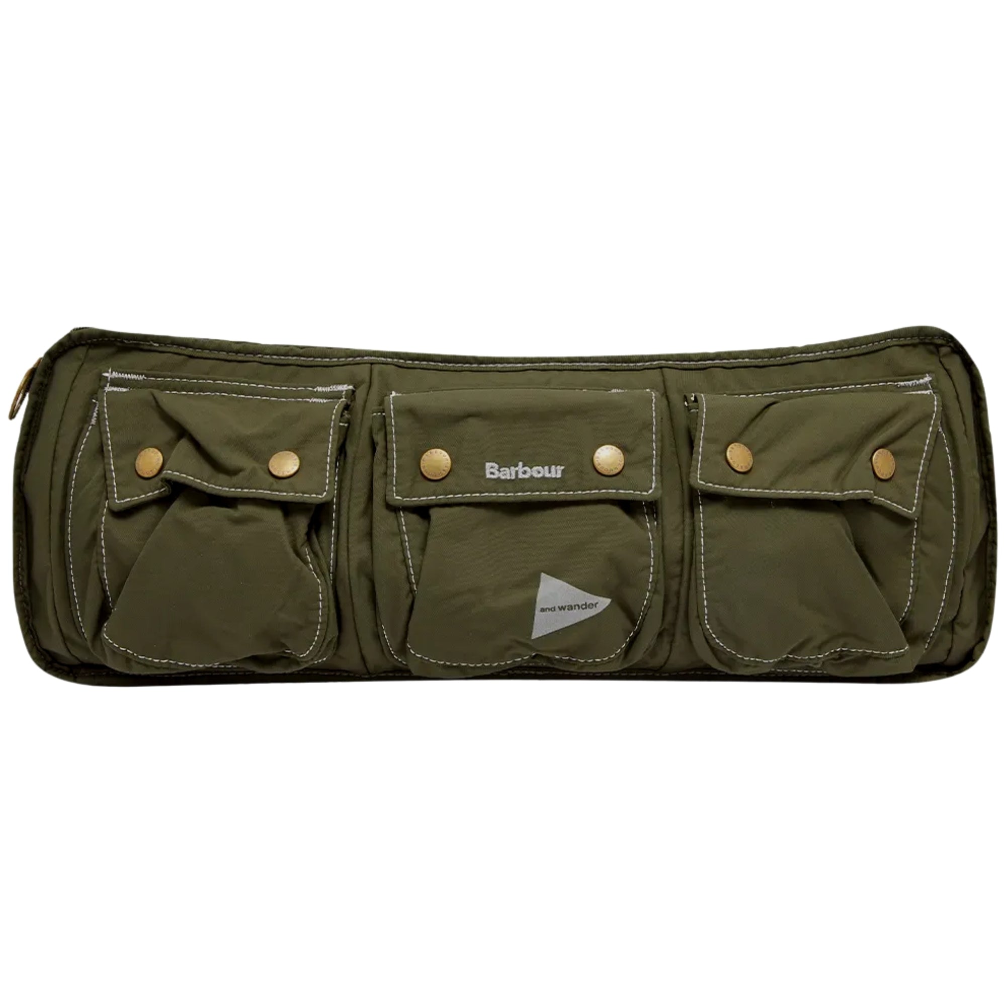 Barbour x And Wander Waist Bag - Khaki