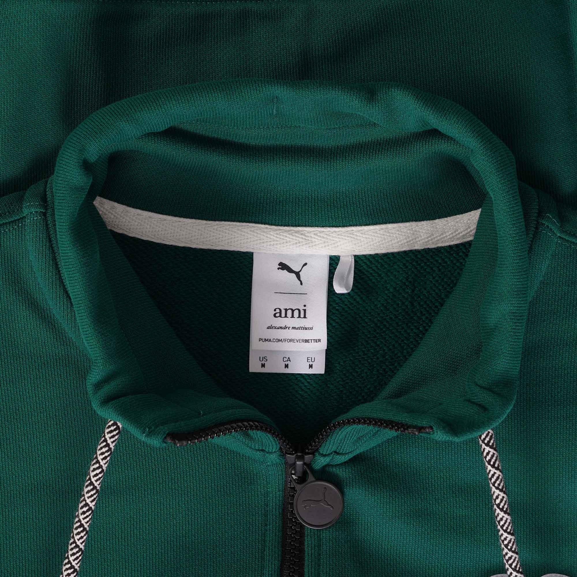 Puma x Ami Half Zip Sweatshirt - Varsity Green
