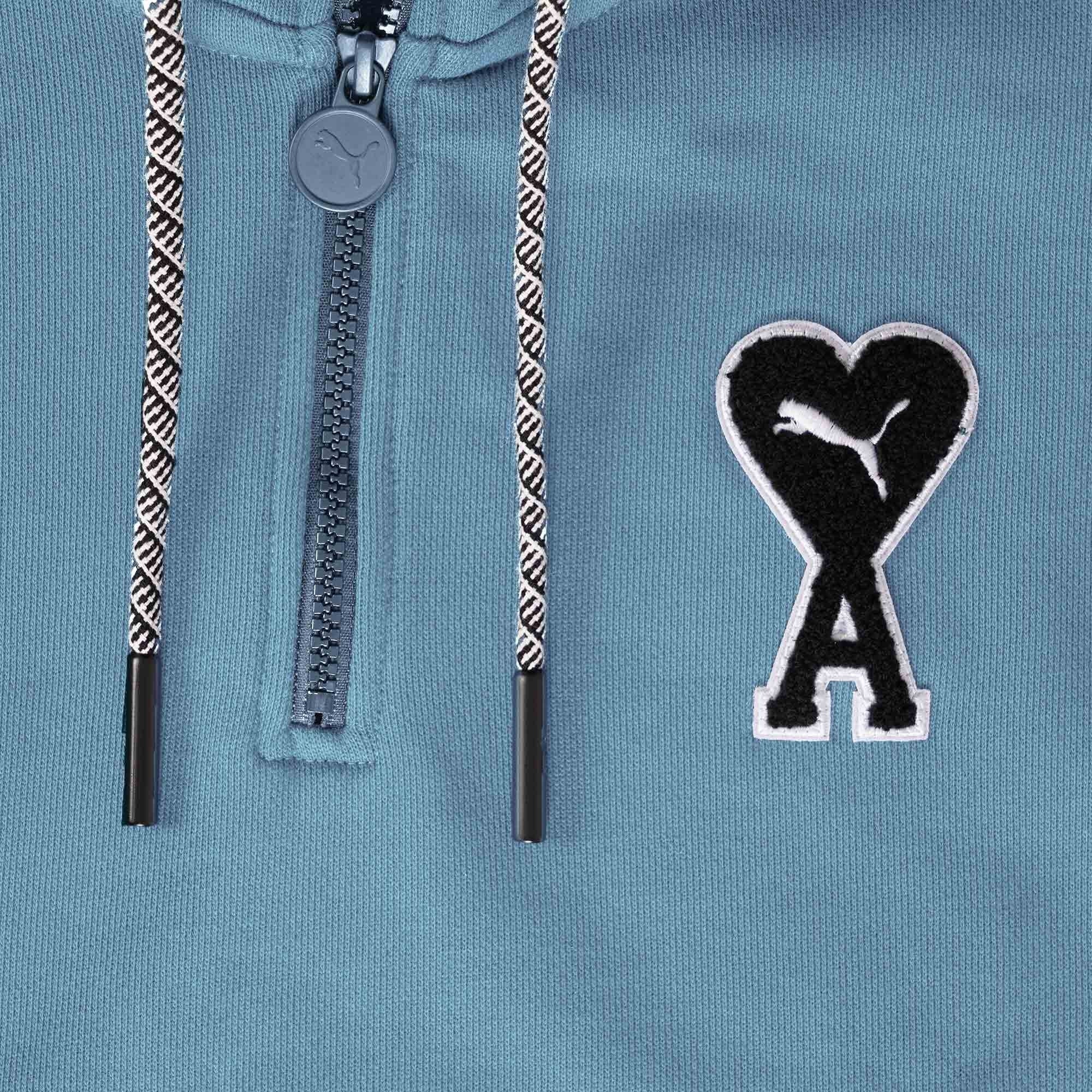 Puma x AMI Half Zip Sweatshirt - Faded Denim