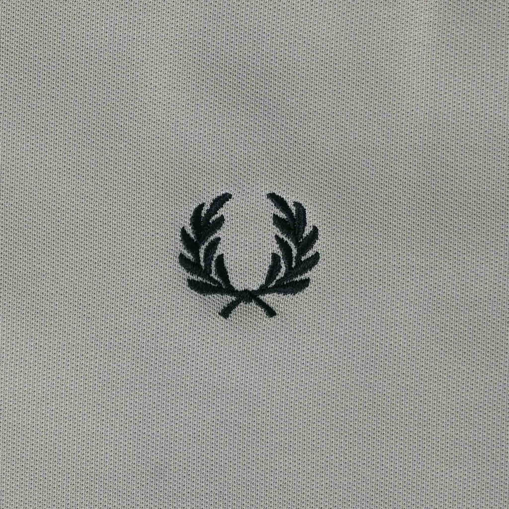 Fred Perry Contrast Taped Track Jacket - Concrete