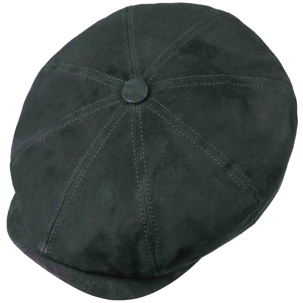 Stetson Hats Goat Suede Flat Cap - Green