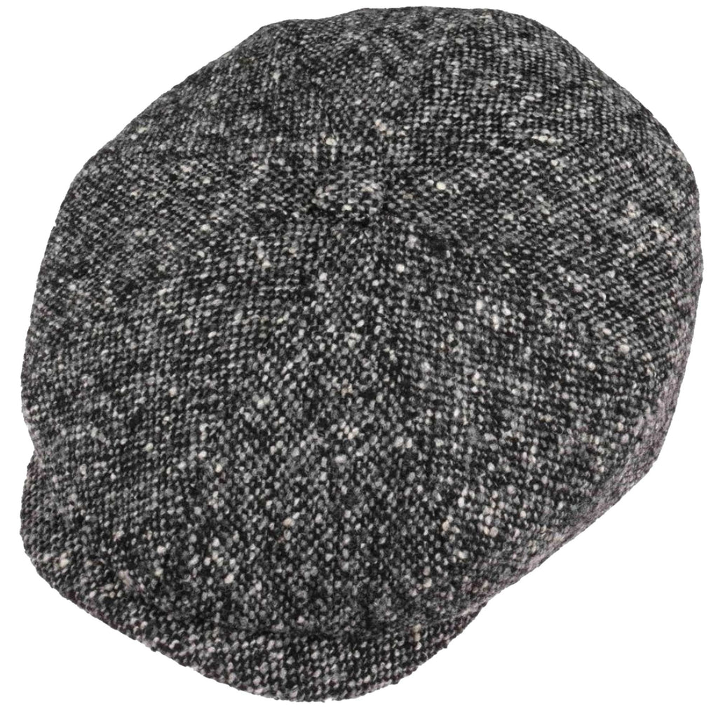 Stetson Hats Donegal Tweed Flat Cap - Grey