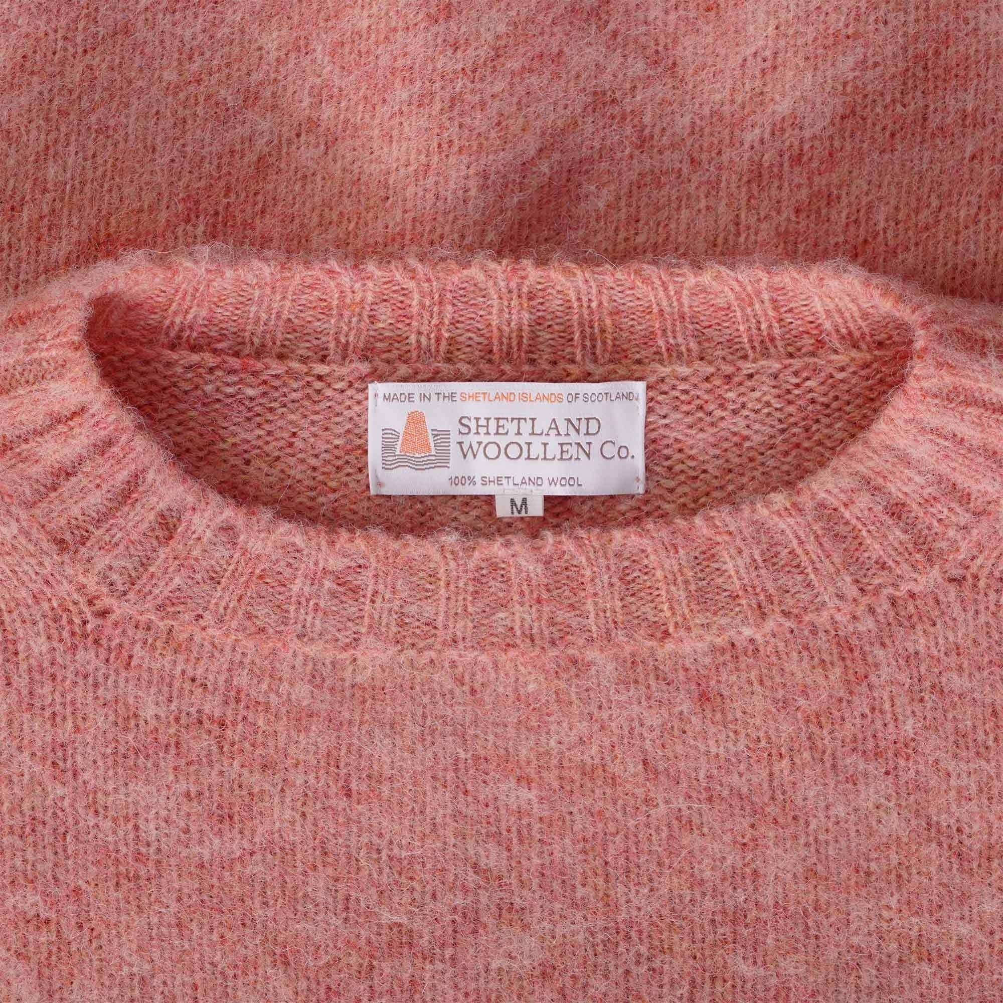 Shetland Woollen Co Shaggy Crew Knit - Sunglow