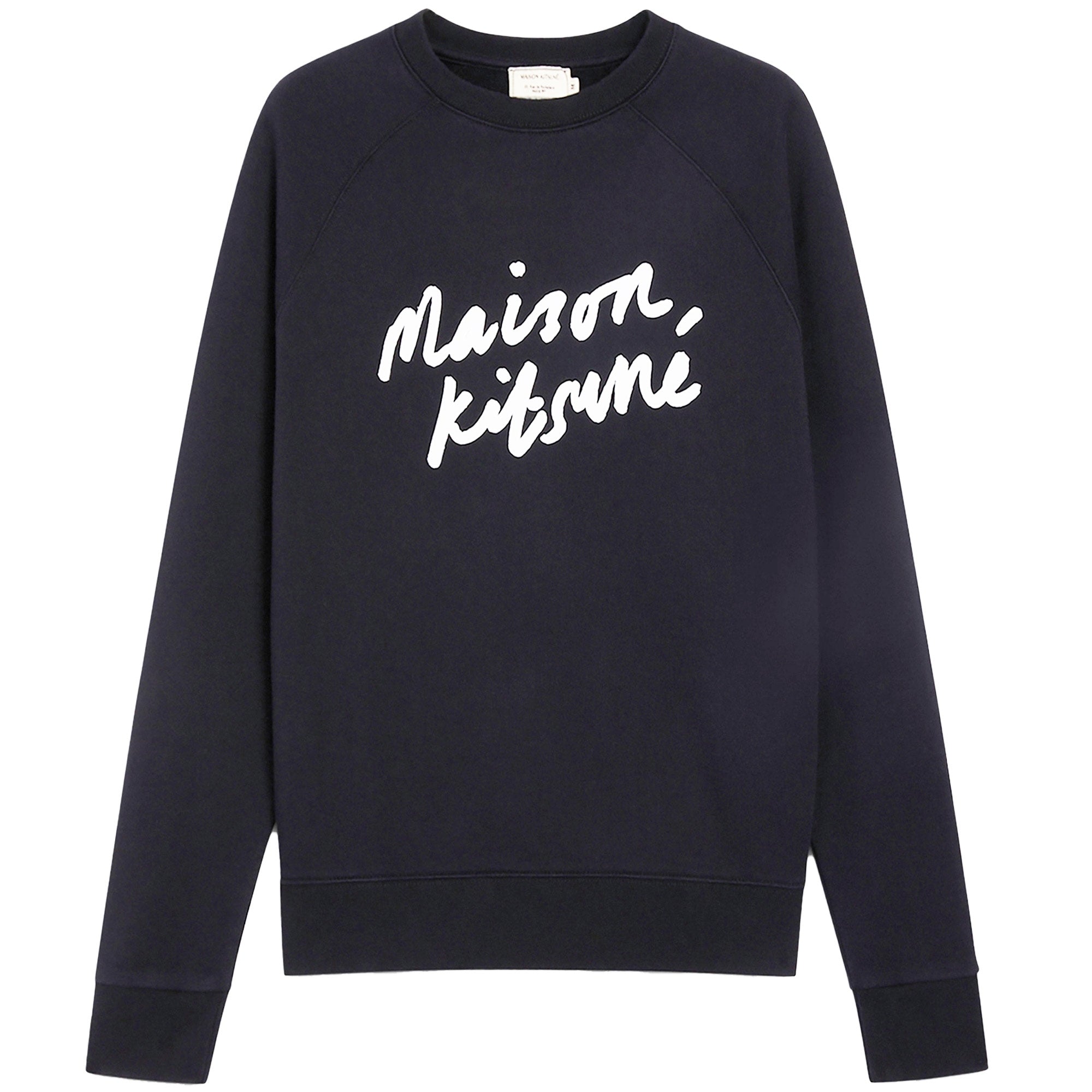 Maison Kitsune Handwriting Clean Sweatshirt - Anthracite