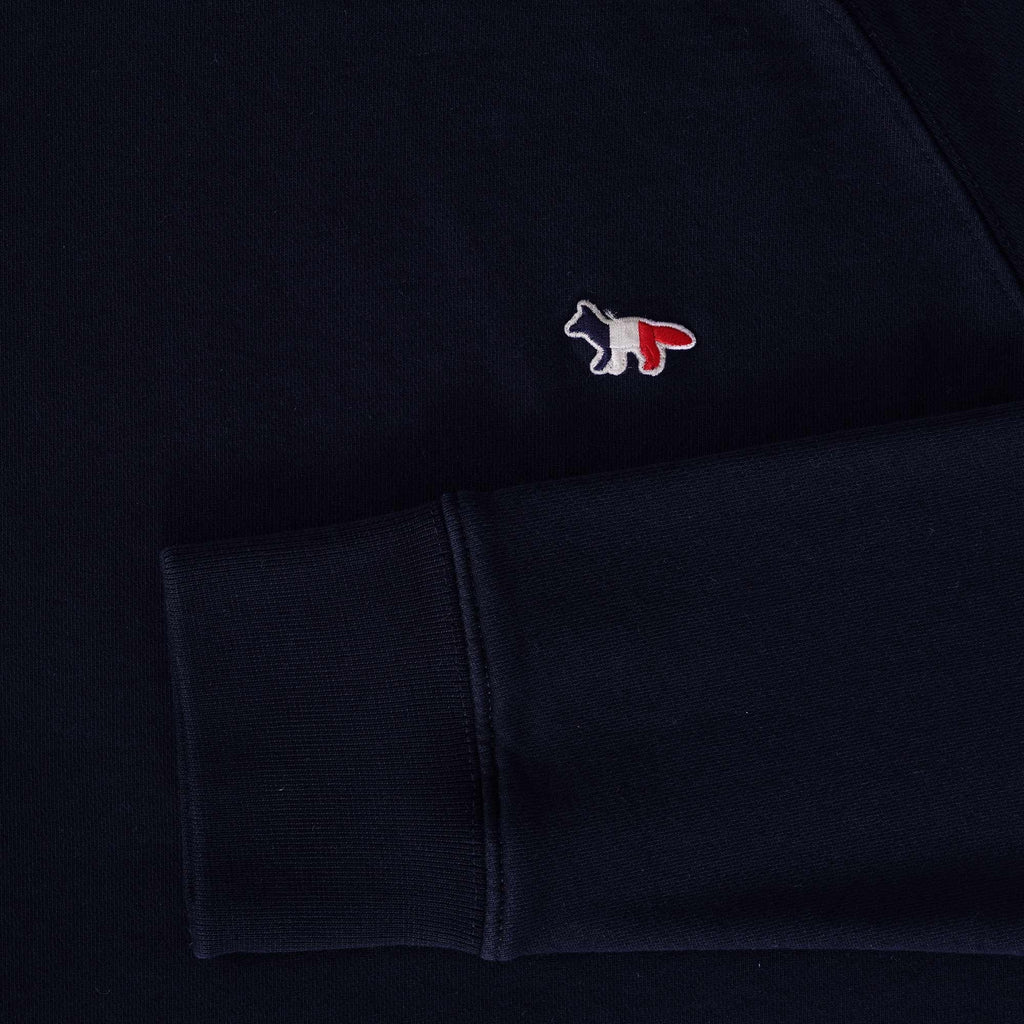 Maison Kitsune Tricolour Fox Patch Clean Sweatshirt - Navy