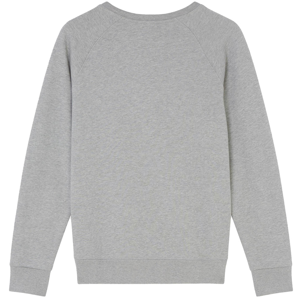 Dandy Fellow Tricolour Fox Patch Clean Sweatshirt - Grey