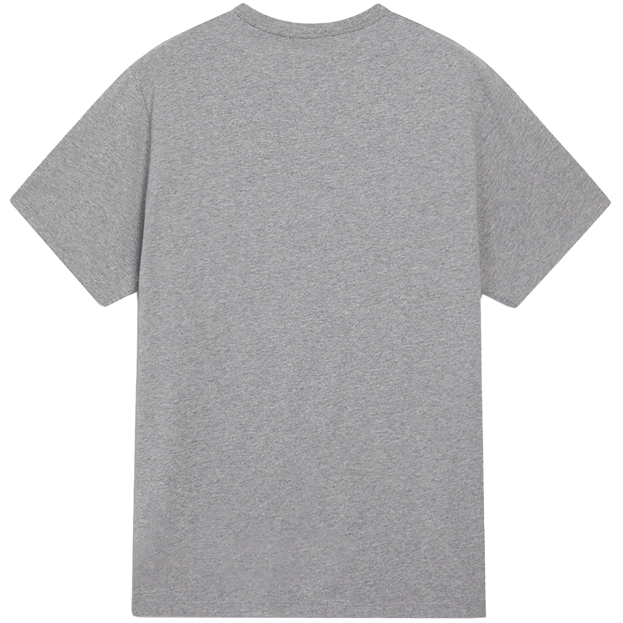Maison Kitsune Navy Fox Patch Classic Pocket T-Shirt - Grey