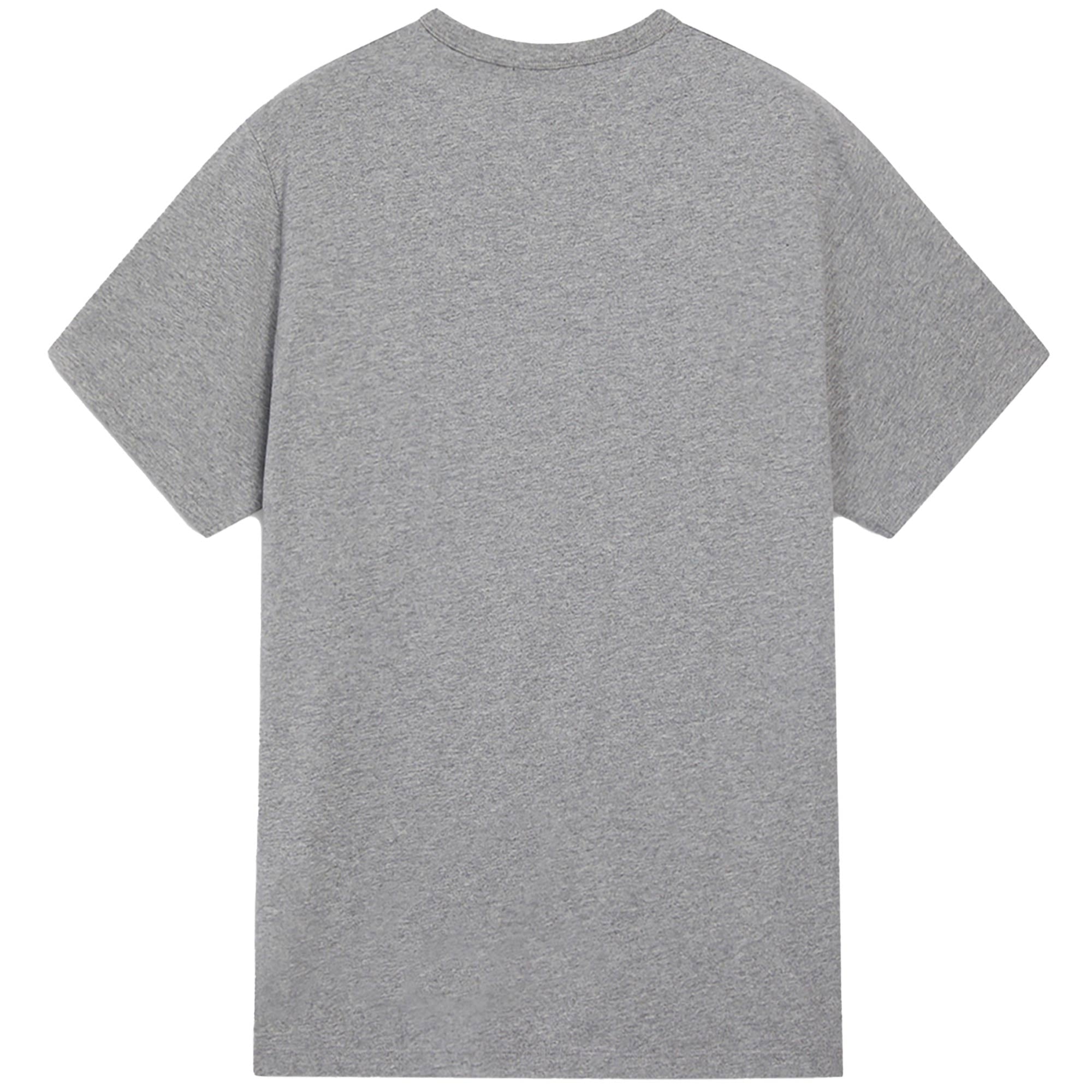 Maison Kitsune Tricolour Fox Patch Classic Patch Pocket T-Shirt - Grey