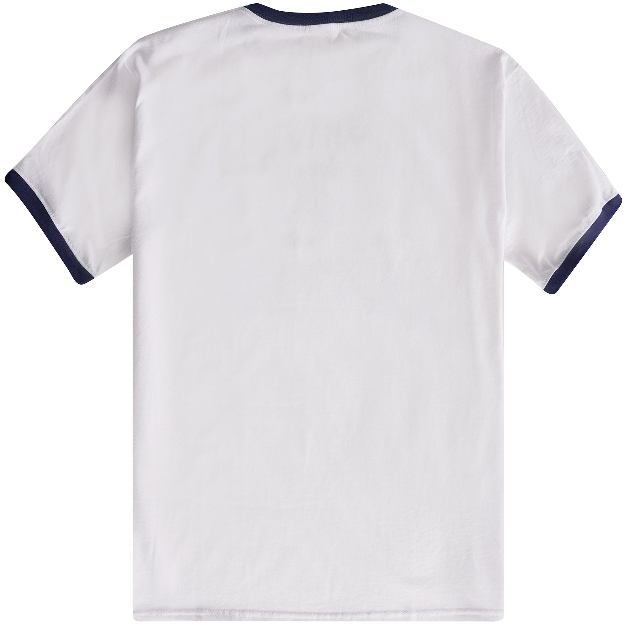 Lois Jeans Ringer Logo T-Shirt - White/Navy