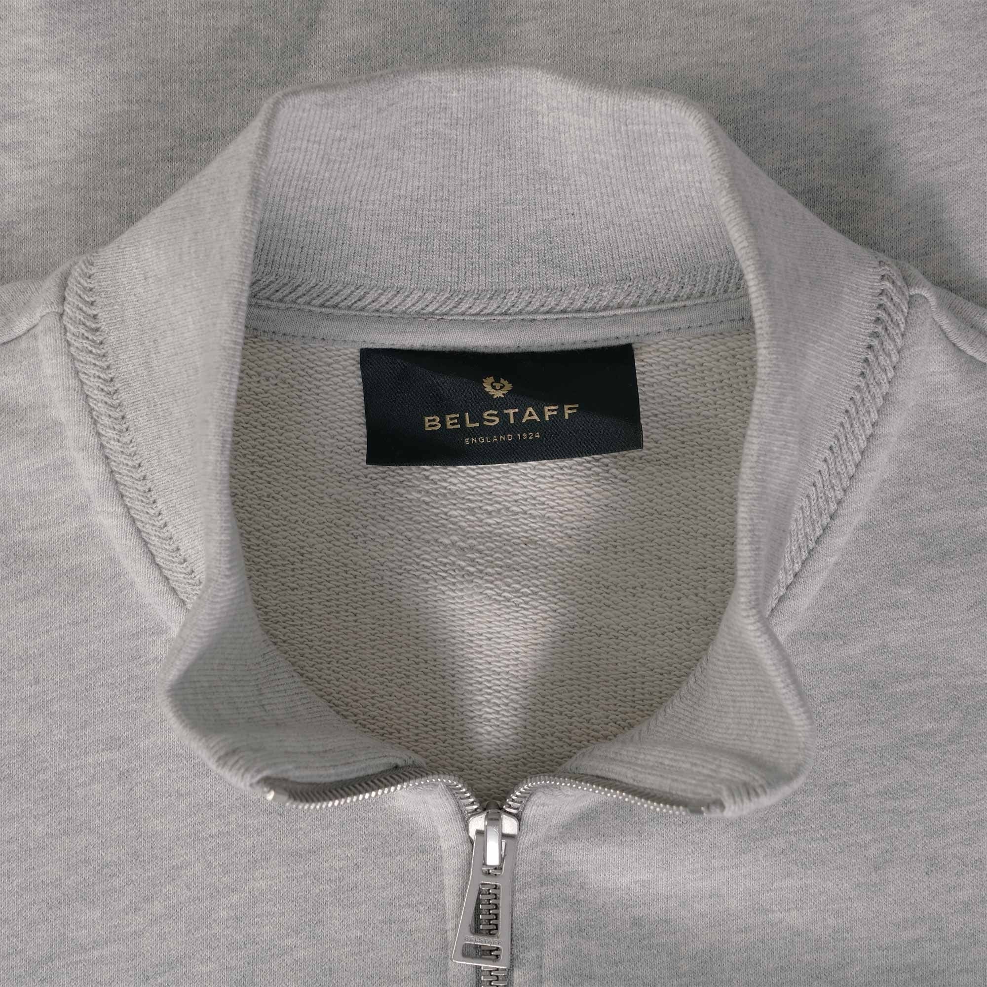 Belstaff Full Zip Sweatshirt - Old Silver Heather