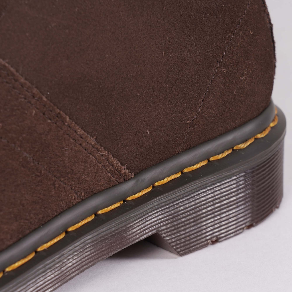 Dr. Martens Church Suede Monkey Boots - Dark Brown