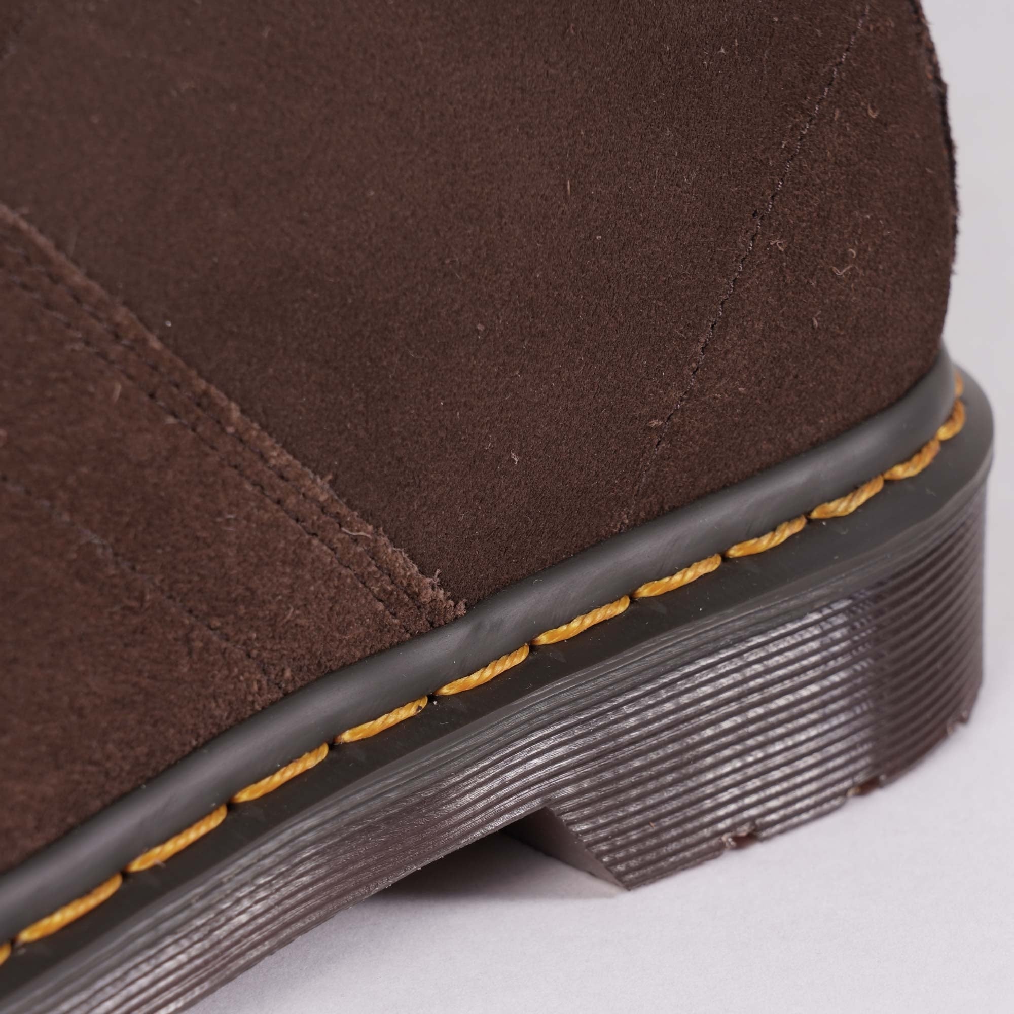 Dr. Martens Church Suede Monkey Boots - Dark Brown