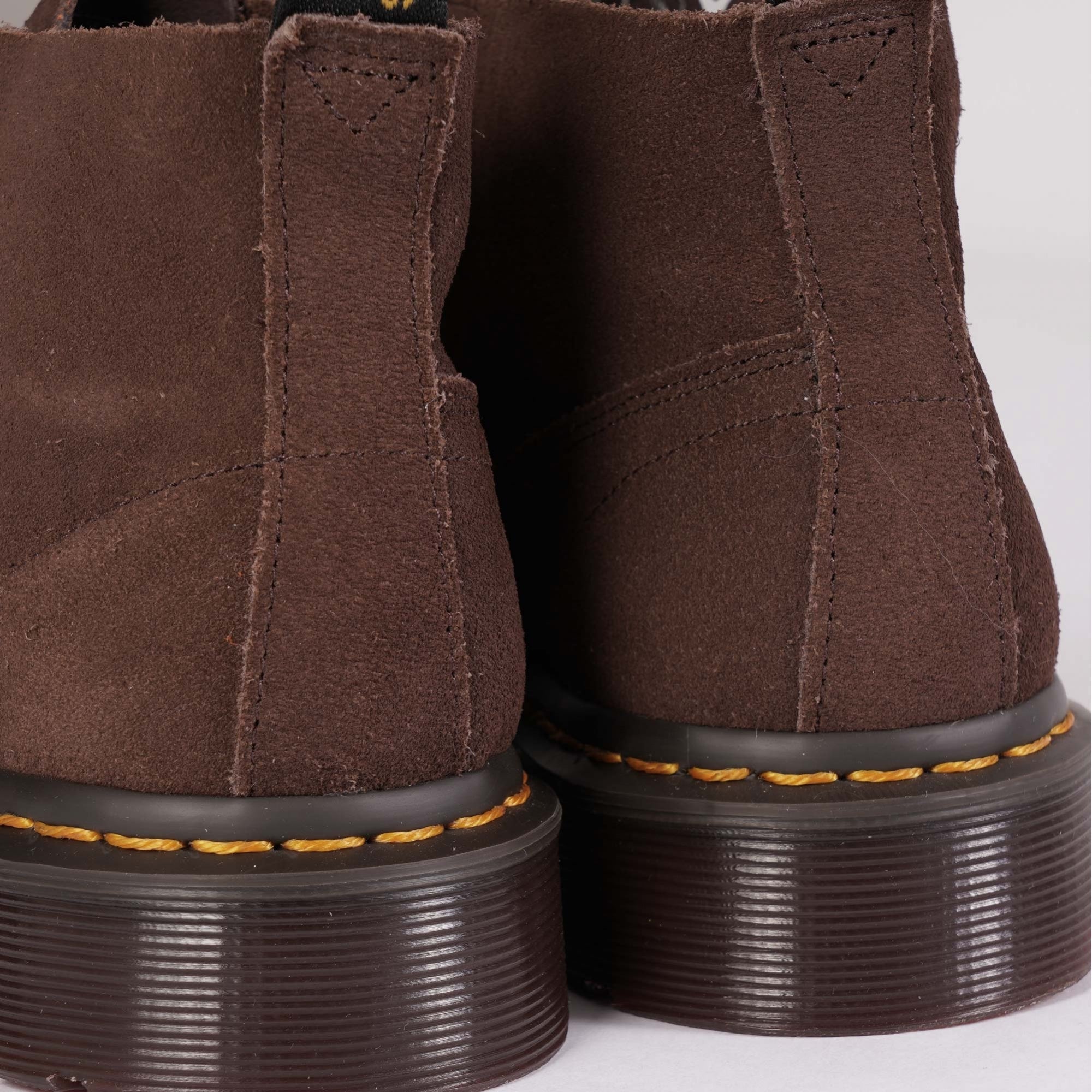 Dr. Martens Church Suede Monkey Boots - Dark Brown
