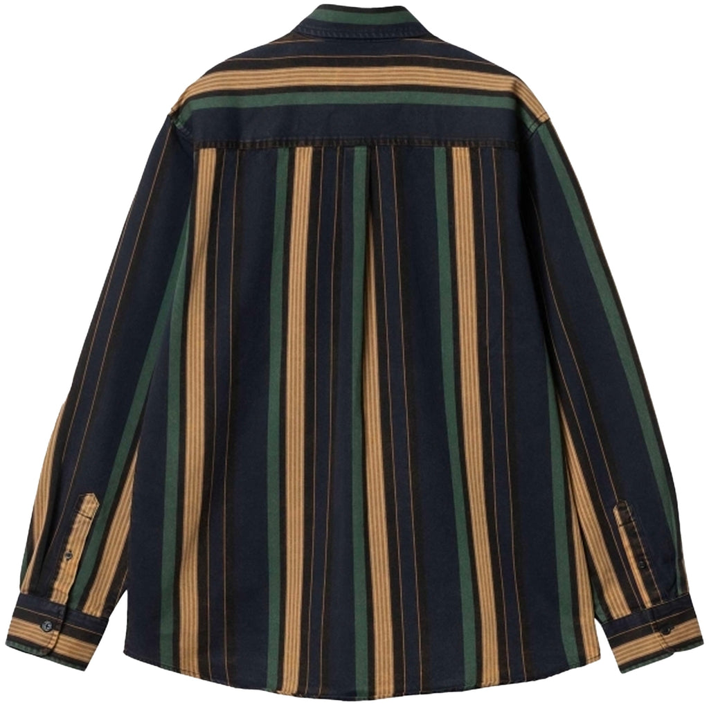Carhartt WIP Long Sleeve Dorado Shirt - Dark Navy